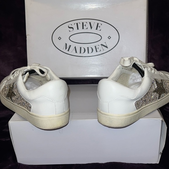 Steve Madden Star Rhinestone Sneakers - Picture 4 of 9